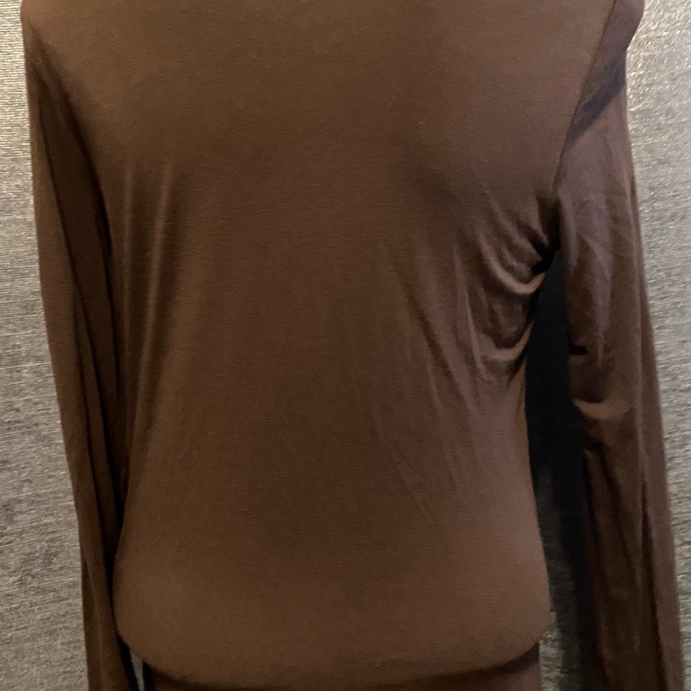 Max Edition Brown Turtleneck Size Medium - image 3